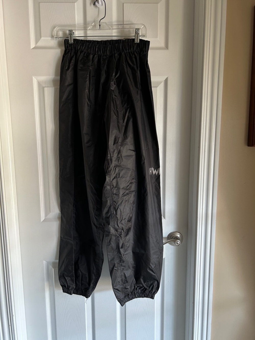 Women’s or Men’s Black Waterproof Rain Pants